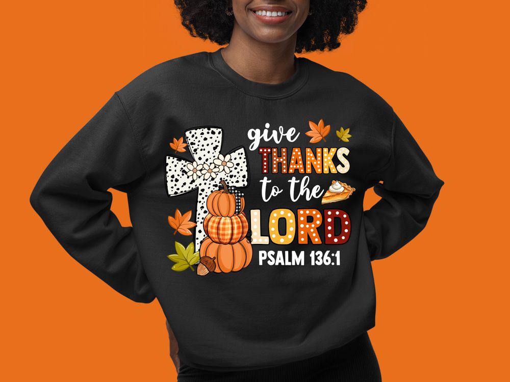 Give thanks to the lord png sublimation design download, hello fall png, fall png, fall pumpkin png, sublimate designs download | Zeerba - Demo