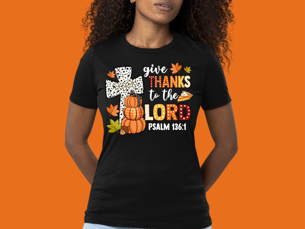 Give thanks to the lord png sublimation design download, hello fall png, fall png, fall pumpkin png, sublimate designs download | Zeerba - Demo