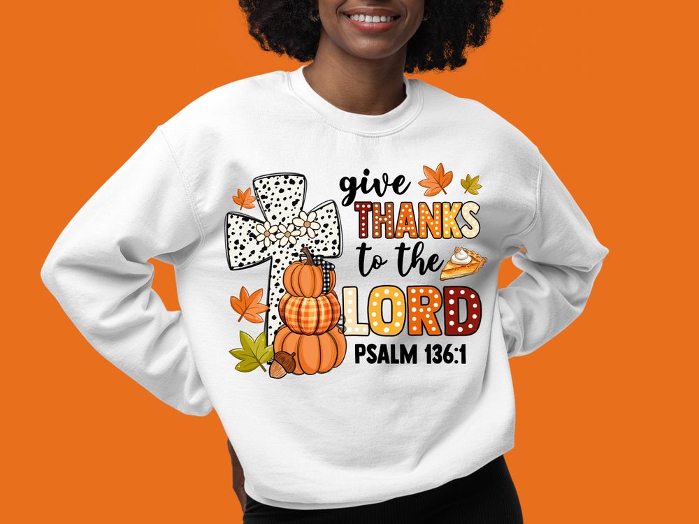Give thanks to the lord png sublimation design download, hello fall png, fall png, fall pumpkin png, sublimate designs download | Zeerba - Demo