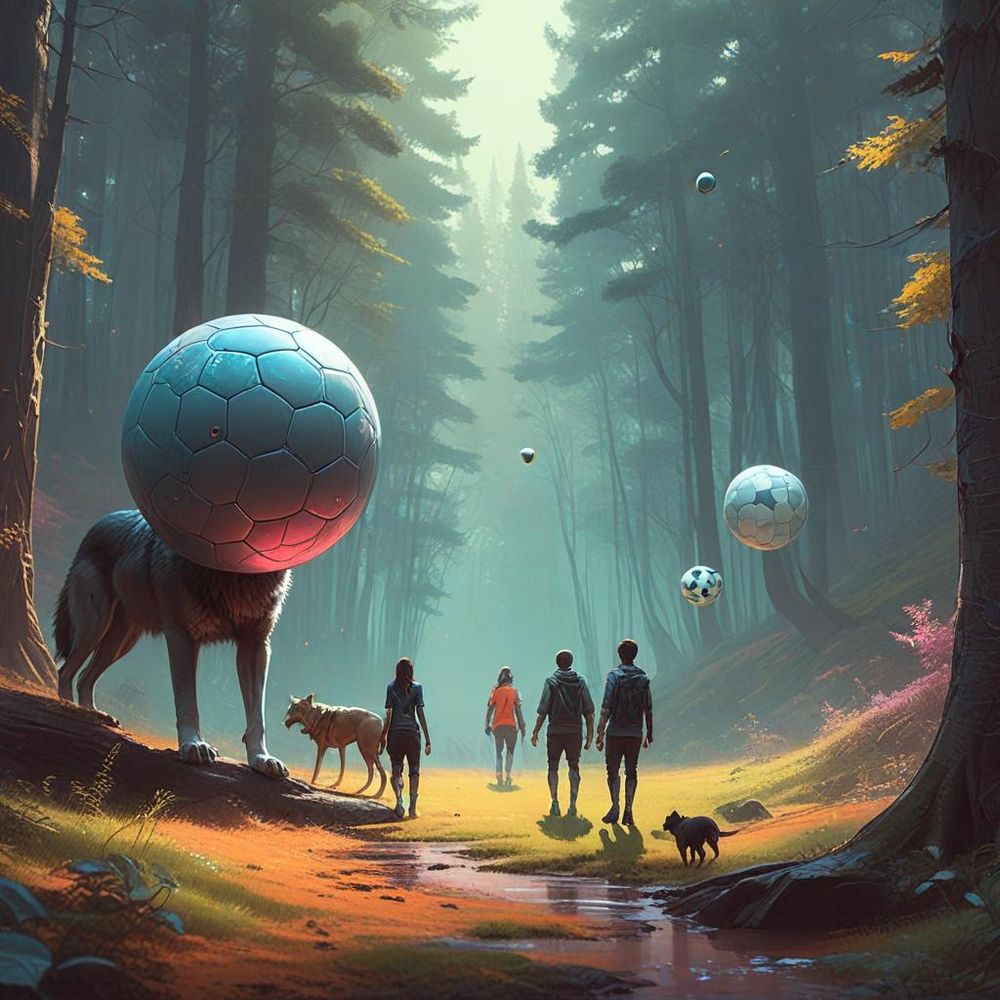 Wolfs playing soccer in the forest | Zeerba - Demo