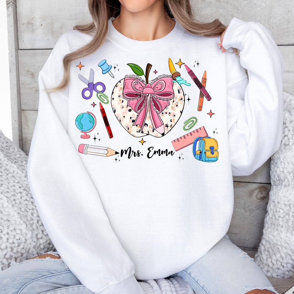 Personalized Teacher png sublimation design download, back to school png, Teacher's Day png, custom name teacher png, sublimate download | Zeerba - Demo