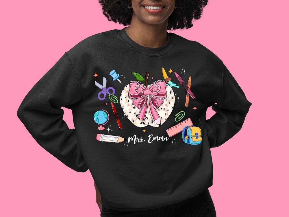 Personalized Teacher png sublimation design download, back to school png, Teacher's Day png, custom name teacher png, sublimate download | Zeerba - Demo