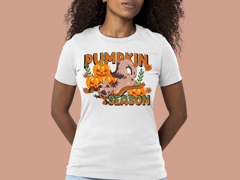 Pumpkin season png sublimation design download, Hello Fall png, Fall vibes png, pumpkin png, raccoon png, subimate designs download | Zeerba - Demo