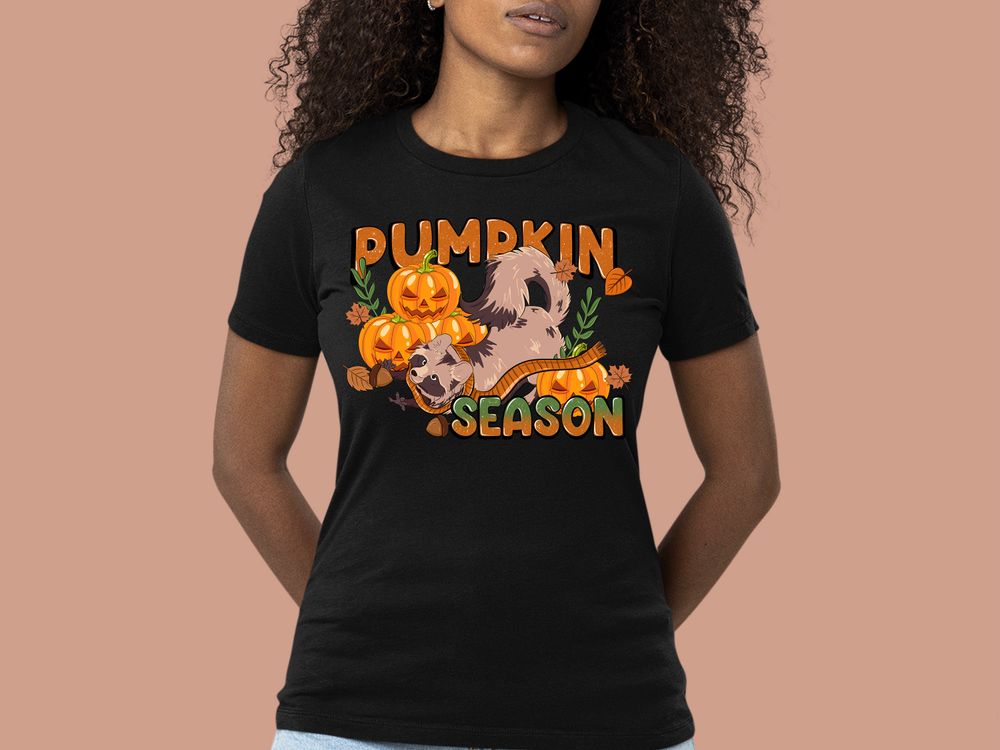 Pumpkin season png sublimation design download, Hello Fall png, Fall vibes png, pumpkin png, raccoon png, subimate designs download | Zeerba - Demo