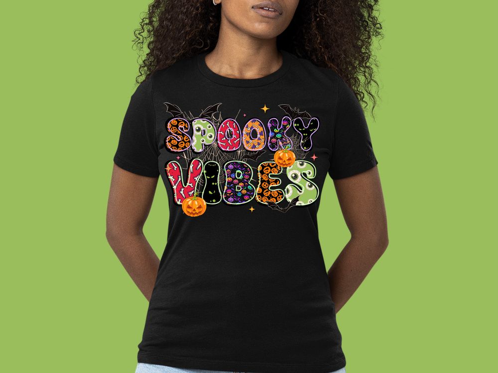 Spooky vibes png sublimation design download, halloween png, happy halloween png, sublimate designs download | Zeerba - Demo