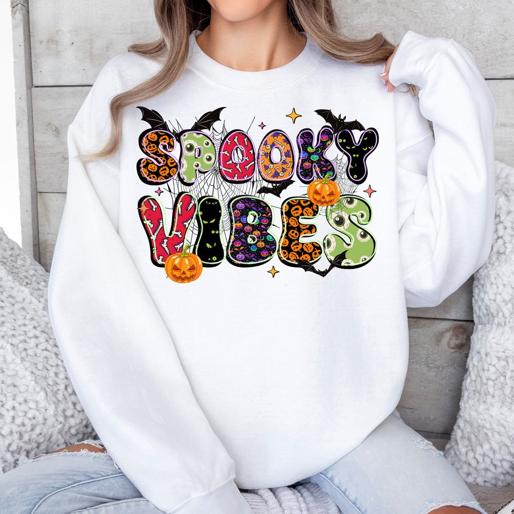 Spooky vibes png sublimation design download, halloween png, happy halloween png, sublimate designs download | Zeerba - Demo