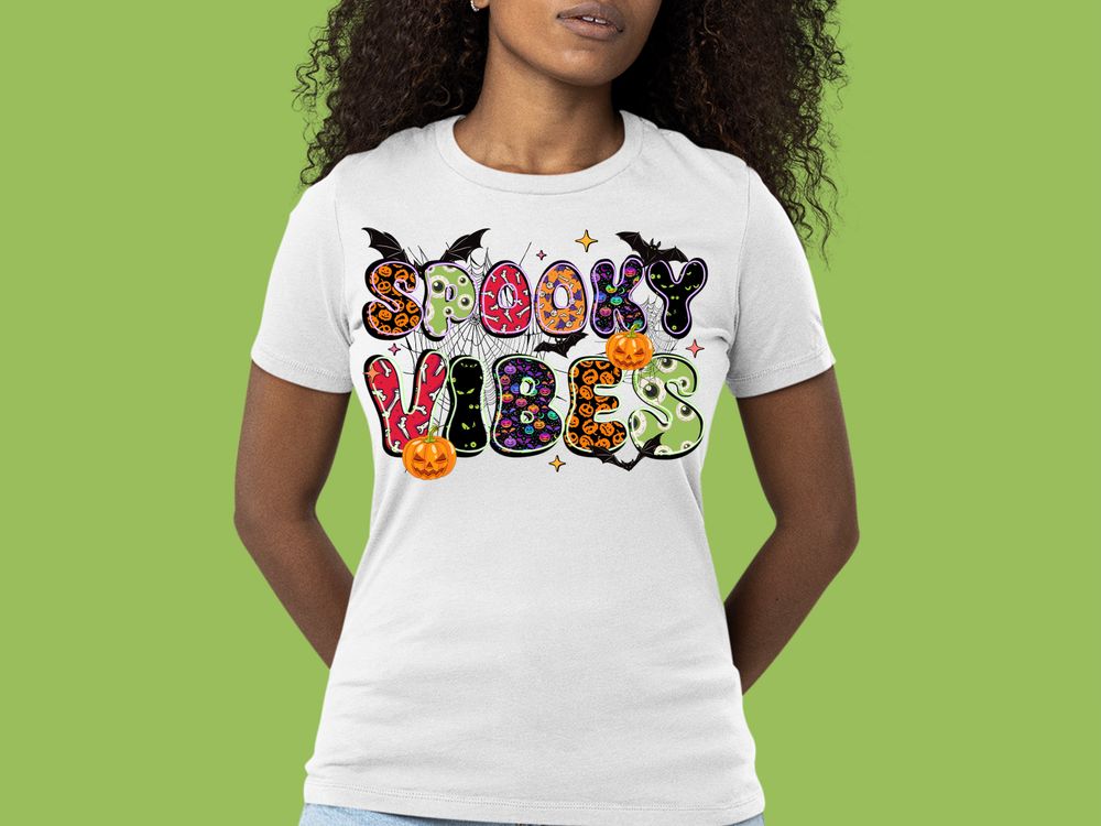 Spooky vibes png sublimation design download, halloween png, happy halloween png, sublimate designs download | Zeerba - Demo