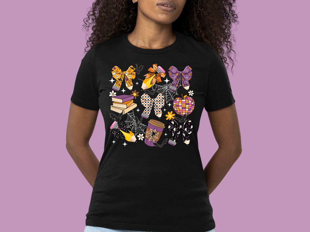 Teacher Halloween pencil png sublimation design download, halloween png, happy halloween png, sublimate designs download | Zeerba - Demo