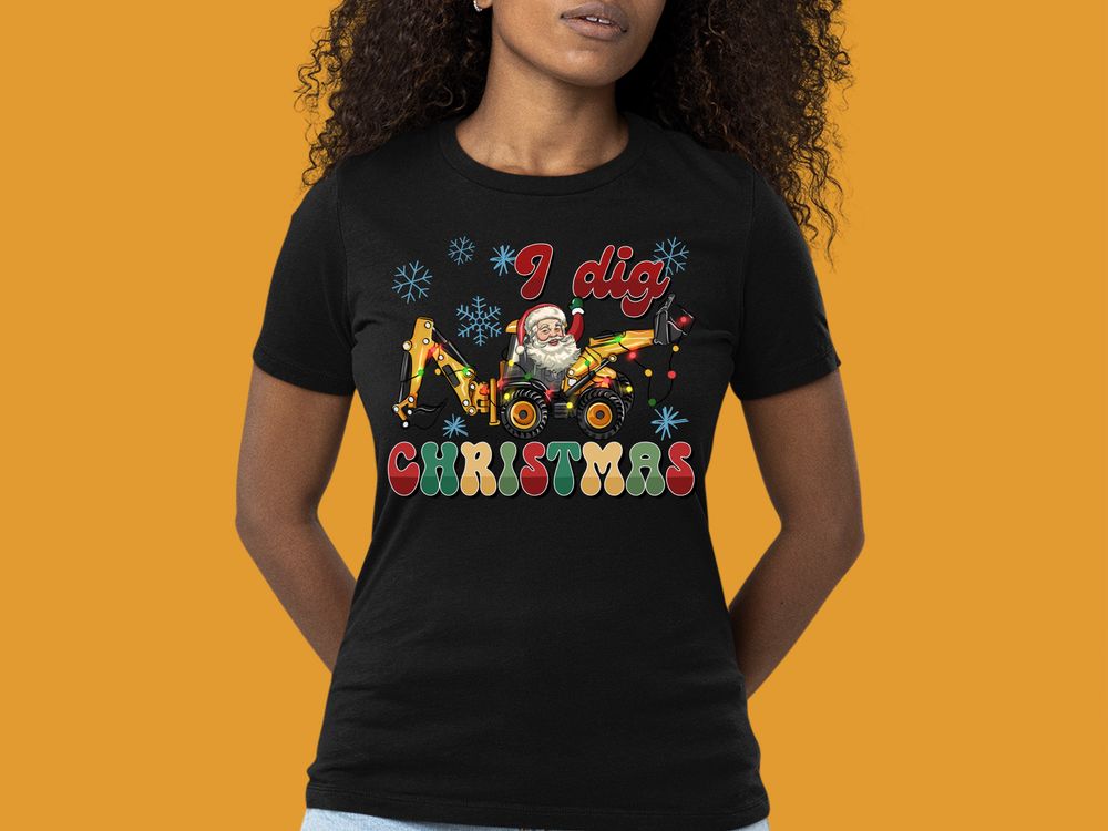 I dig Christmas png sublimation design download, Merry Christmas png, Christmas png, construction vehicles png, sublimate designs download | Zeerba - Demo