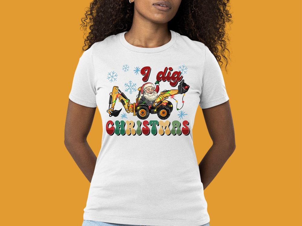 I dig Christmas png sublimation design download, Merry Christmas png, Christmas png, construction vehicles png, sublimate designs download | Zeerba - Demo