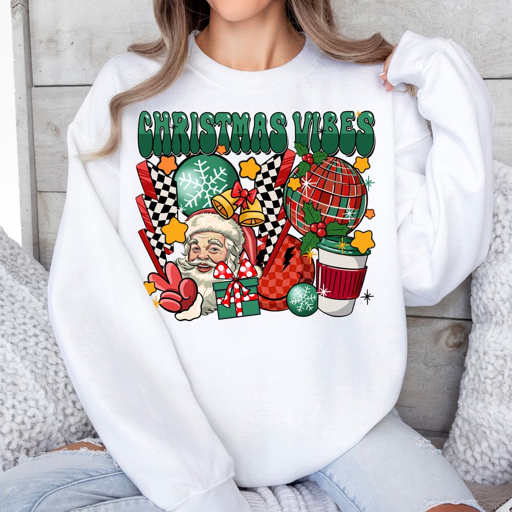 Retro Christmas vibes png sublimation design download, Merry Christmas png, Christmas png, Happy New Year png, sublimate designs download | Zeerba - Demo