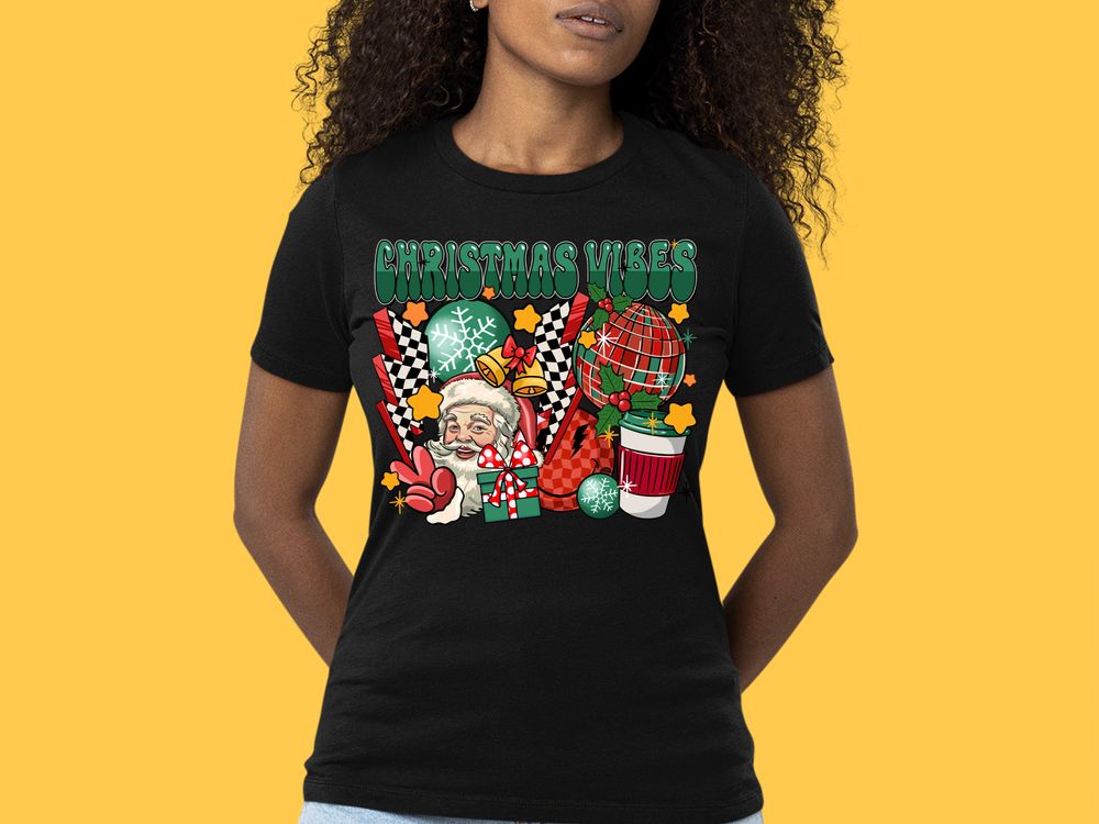 Retro Christmas vibes png sublimation design download, Merry Christmas png, Christmas png, Happy New Year png, sublimate designs download | Zeerba - Demo