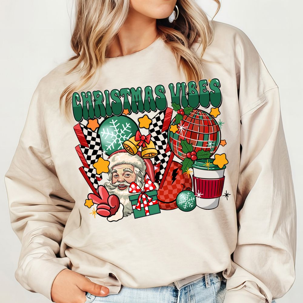 Retro Christmas vibes png sublimation design download, Merry Christmas png, Christmas png, Happy New Year png, sublimate designs download | Zeerba - Demo
