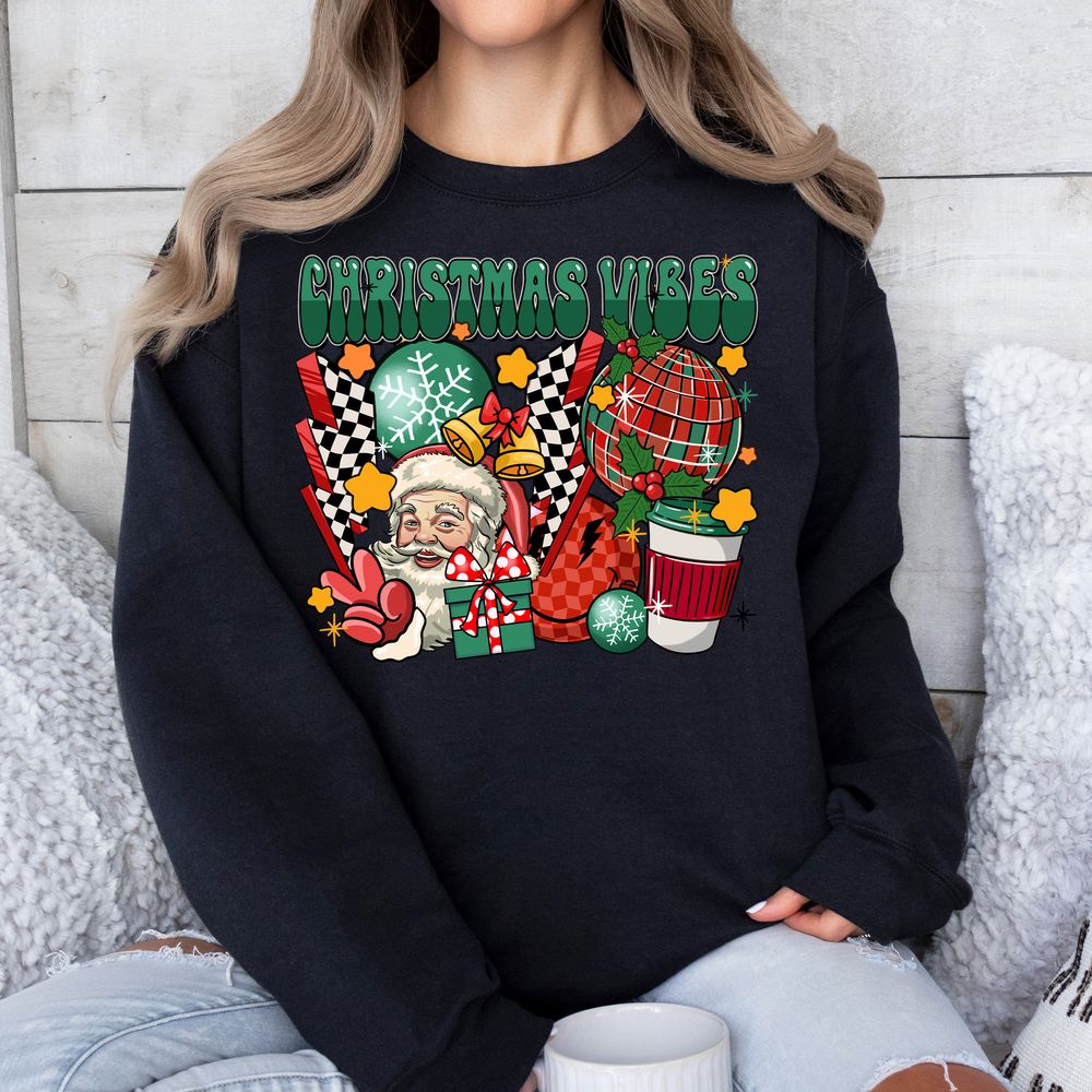Retro Christmas vibes png sublimation design download, Merry Christmas png, Christmas png, Happy New Year png, sublimate designs download | Zeerba - Demo