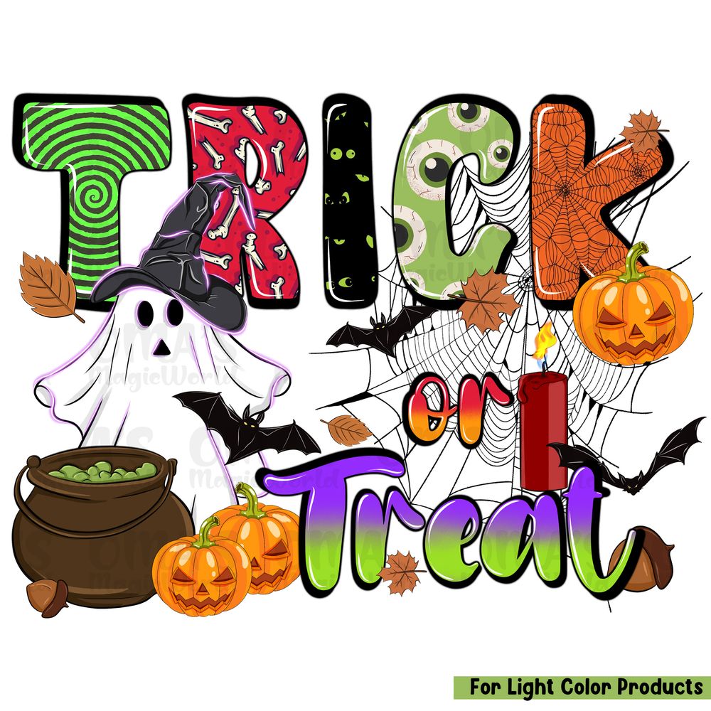 Trick or treat png sublimation design download, Happy Halloween png, spooky season png, Halloween png, sublimation design download | Zeerba - Demo