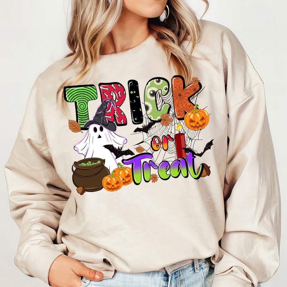Trick or treat png sublimation design download, Happy Halloween png, spooky season png, Halloween png, sublimation design download | Zeerba - Demo