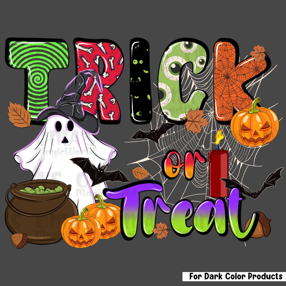 Trick or treat png sublimation design download, Happy Halloween png, spooky season png, Halloween png, sublimation design download | Zeerba - Demo
