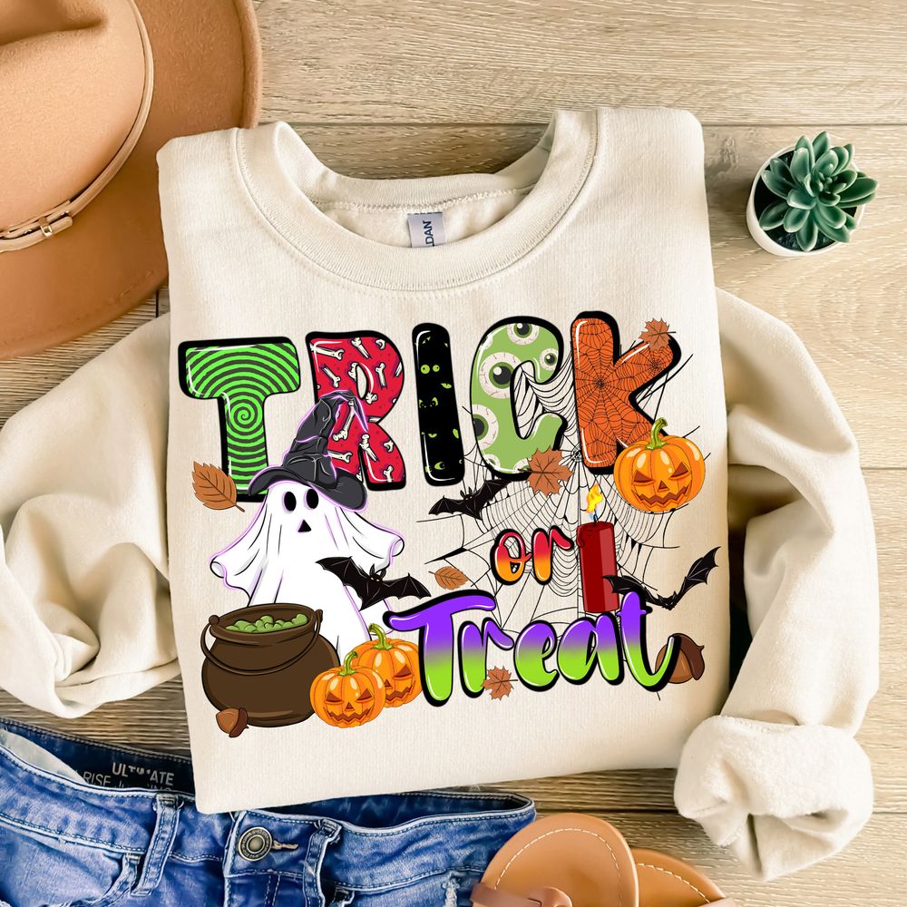 Trick or treat png sublimation design download, Happy Halloween png, spooky season png, Halloween png, sublimation design download | Zeerba - Demo