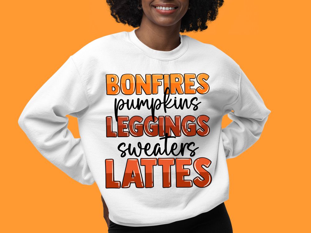 Bonfires pumpkins leggins sweaters lattes png sublimation design download,hello fall png, fall png, sublimate designs download | Zeerba - Demo