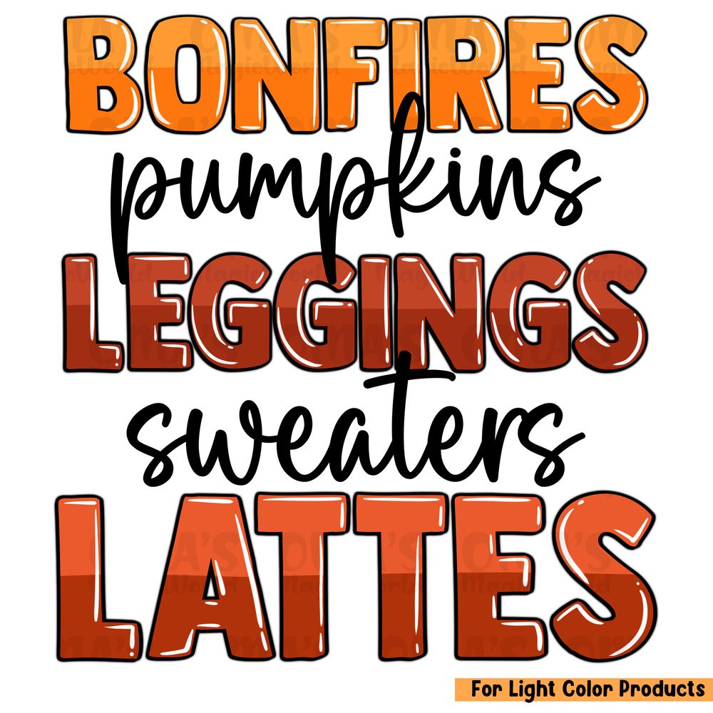 Bonfires pumpkins leggins sweaters lattes png sublimation design download,hello fall png, fall png, sublimate designs download | Zeerba - Demo