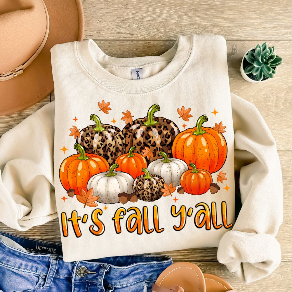 It's fall y'all png sublimation design download, hello fall png, fall png, fall pumpkin png, sublimate designs download | Zeerba - Demo
