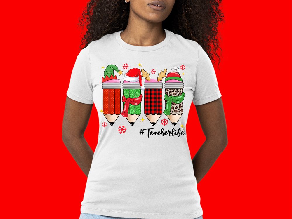 Christmas Teacher life png sublimation design download, Teacher's Day png, Merry Christmas png, sublimate designs download | Zeerba - Demo