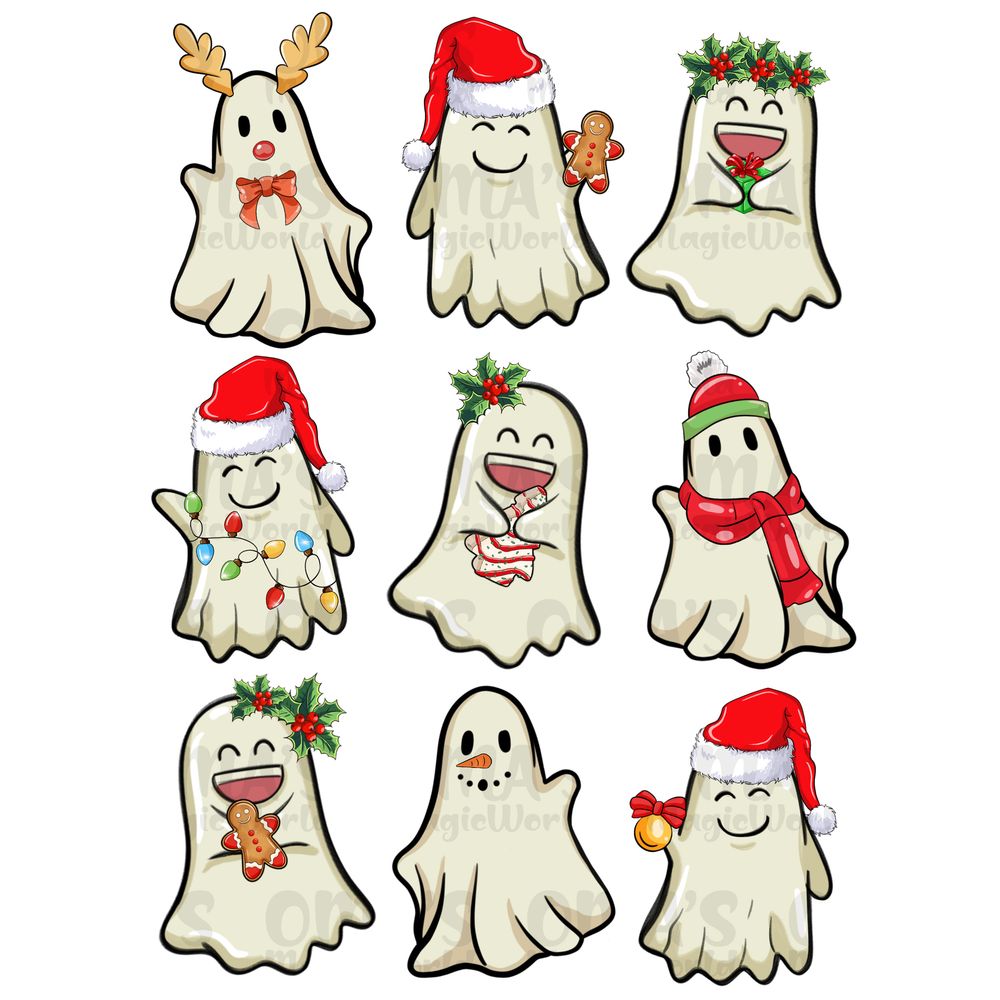 Christmas  ghost png sublimation design download, Merry Christmas png, Christmas png, Happy New Year png, sublimate designs download | Zeerba - Demo