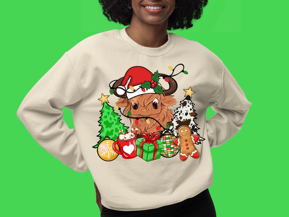 Heifer Cow Christmas png sublimation design download, Christmas png, Heifer Cow png, Merry Christmas png, sublimate designs download | Zeerba - Demo