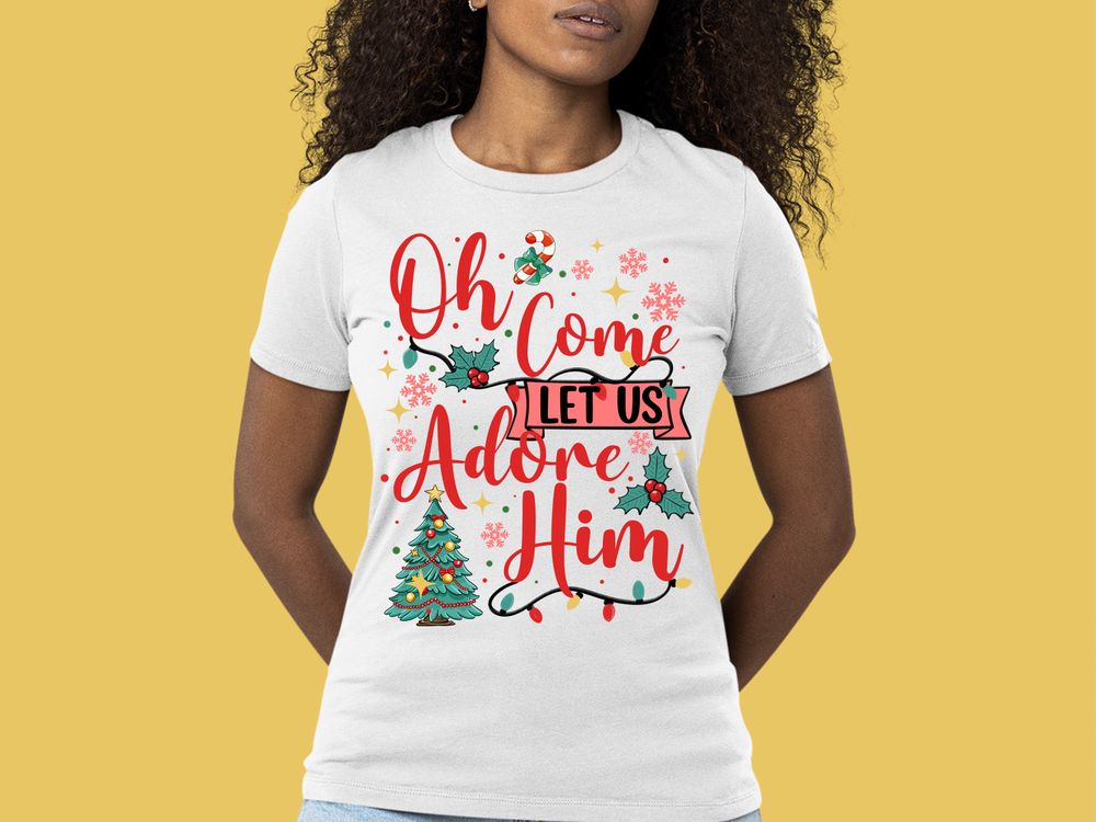 Oh come let us adore him png sublimation design download, Merry Christmas png, Christmas png, Happy New Year png, sublimate designs download | Zeerba - Demo