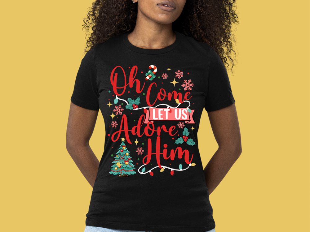 Oh come let us adore him png sublimation design download, Merry Christmas png, Christmas png, Happy New Year png, sublimate designs download | Zeerba - Demo