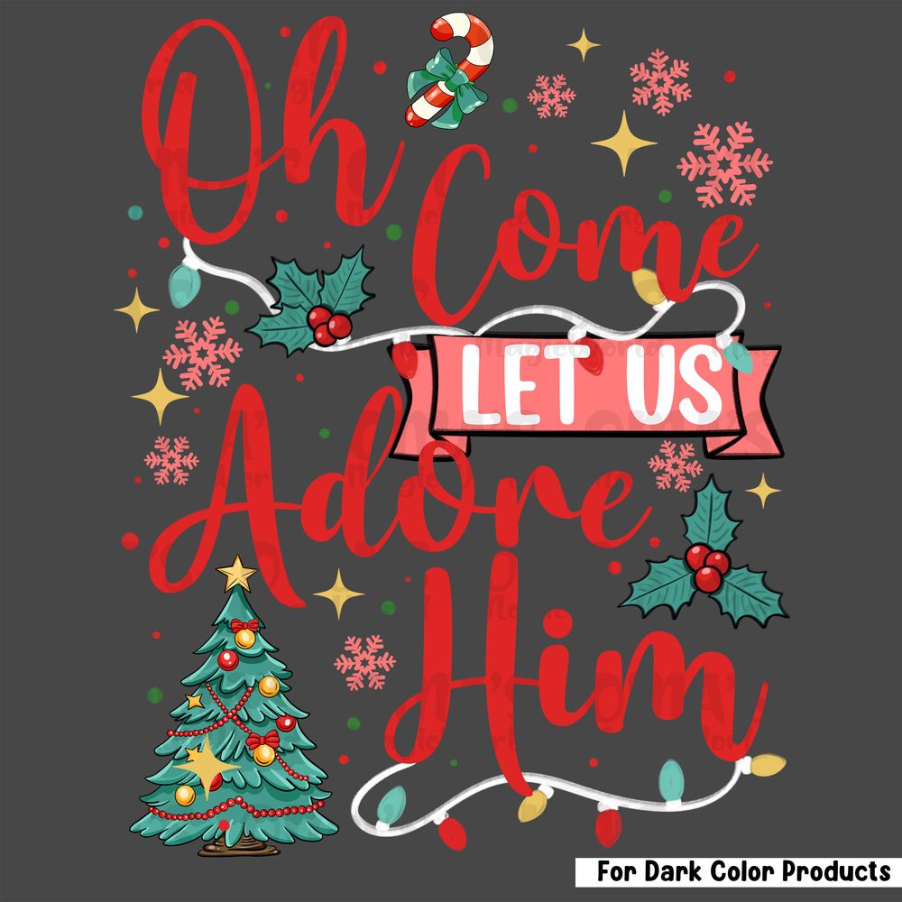 Oh come let us adore him png sublimation design download, Merry Christmas png, Christmas png, Happy New Year png, sublimate designs download | Zeerba - Demo