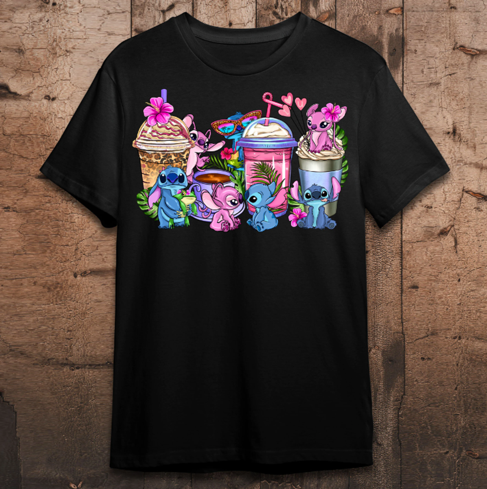 Ohana png sublimation design download, hand drawn Stitch png, cute Stitch png, floral Stitch png, sublimate designs download | Zeerba - Demo
