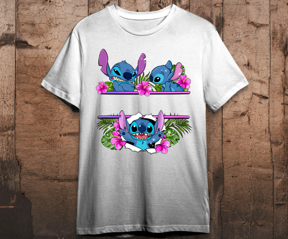 Personalized floral Stitch png sublimation design download, custom name Stitch png, cute Stitch png, sublimate designs download | Zeerba - Demo
