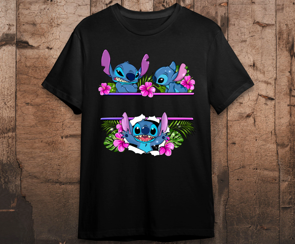 Personalized floral Stitch png sublimation design download, custom name Stitch png, cute Stitch png, sublimate designs download | Zeerba - Demo