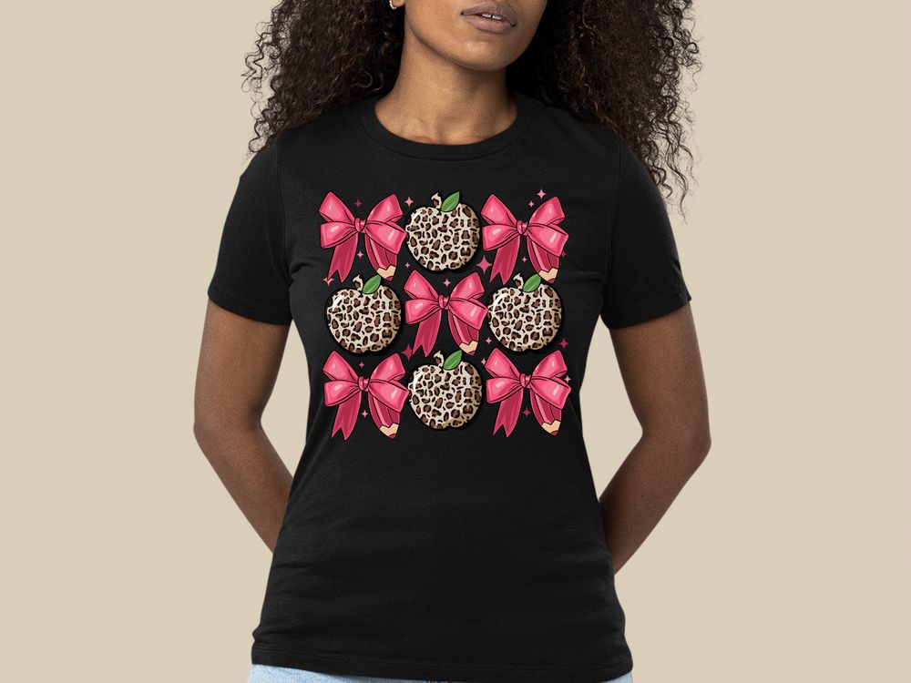 Coquette Teacher pink ribbon png sublimation design download, Teacher's Day png, Teacher life png, back to school png, designs download | Zeerba - Demo