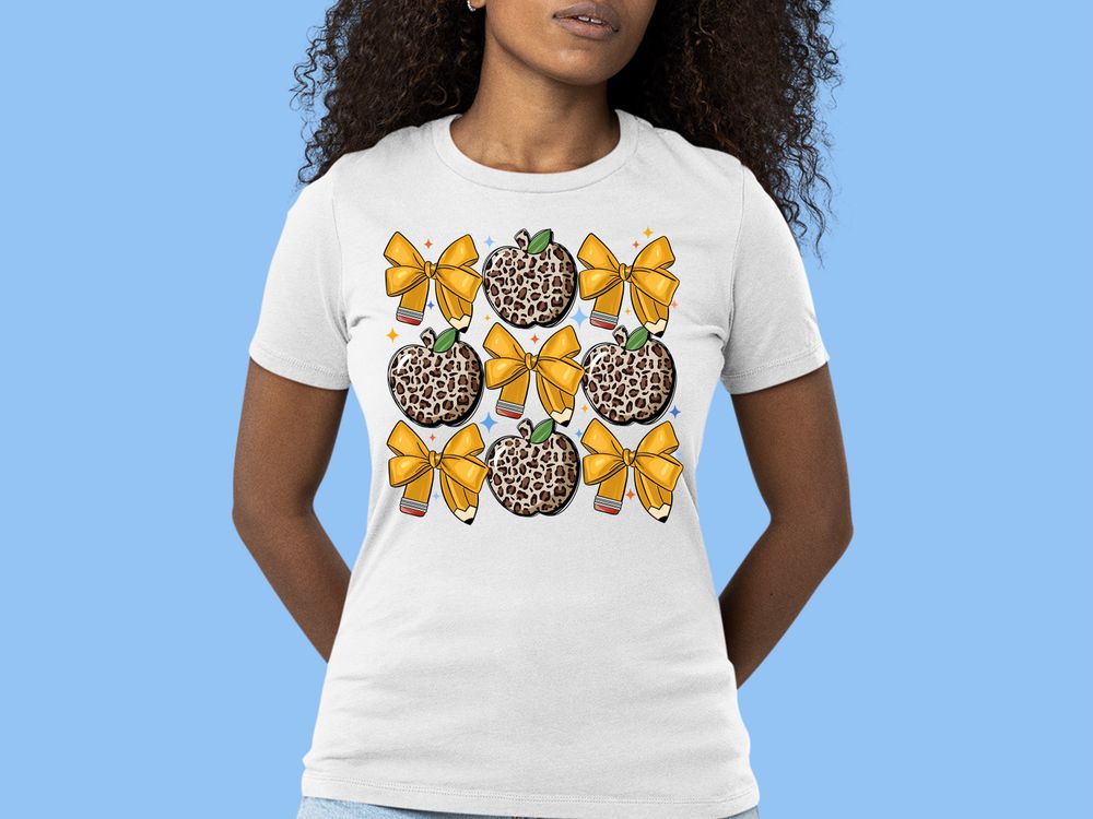 Coquette Teacher yellow ribbon png sublimation design download, Teacher's Day png, Teacher life png, back to school png, designs download | Zeerba - Demo