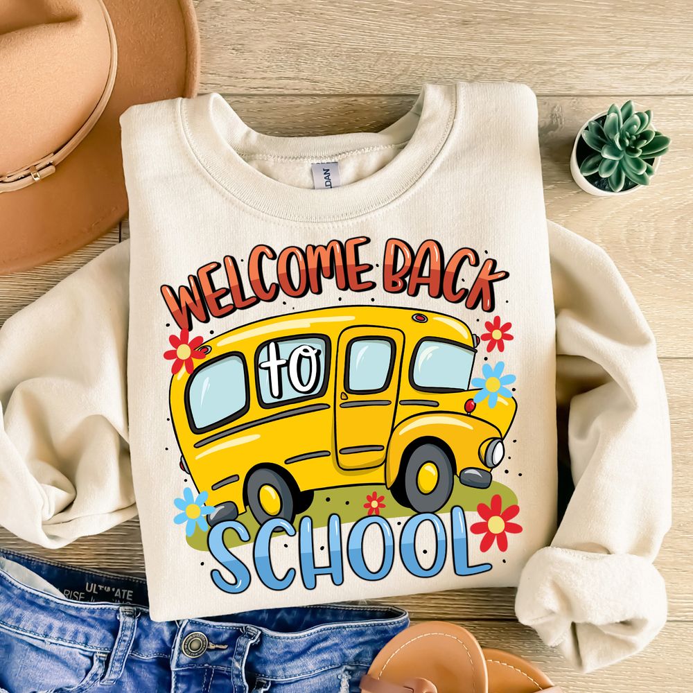 Welcome back school png sublimation design download, back to school png, Teacher png, sublimate designs download | Zeerba - Demo