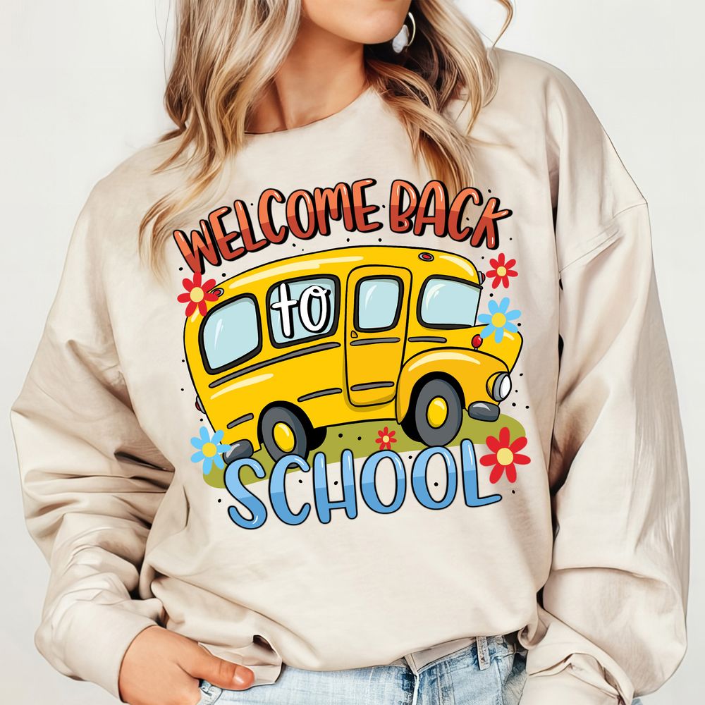 Welcome back school png sublimation design download, back to school png, Teacher png, sublimate designs download | Zeerba - Demo