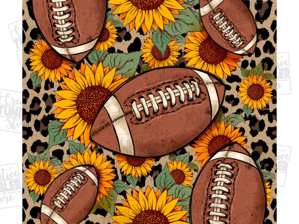 Sunflower football 20oz skinny tumbler png sublimatiotumbler png, American Football  png, sublimate download | Zeerba - Demo
