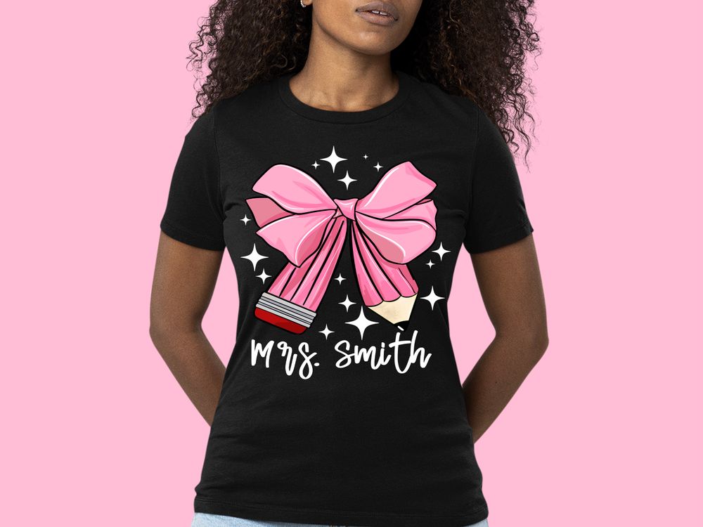 Coquette Pencil png sublimation design download, back to school png, Teacher's Day png, Teacher life png, designs download | Zeerba - Demo