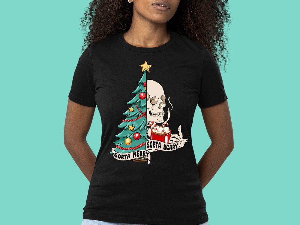Sorta merry sorta scary png sublimation design download, Merry Christmas png, Christmas png, santa claus png, sublimate designs download  | Zeerba - Demo