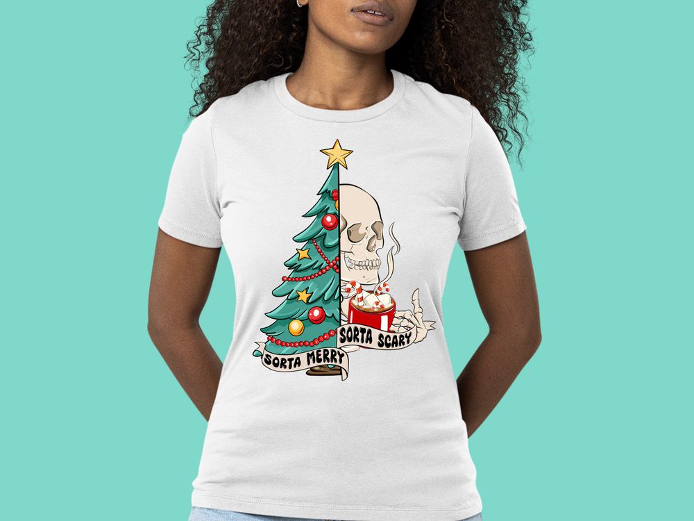 Sorta merry sorta scary png sublimation design download, Merry Christmas png, Christmas png, santa claus png, sublimate designs download  | Zeerba - Demo
