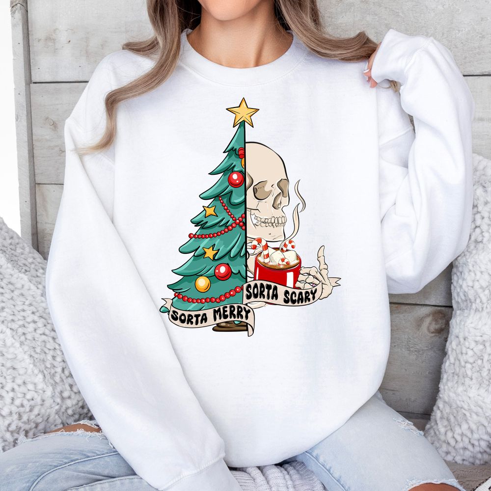 Sorta merry sorta scary png sublimation design download, Merry Christmas png, Christmas png, santa claus png, sublimate designs download  | Zeerba - Demo