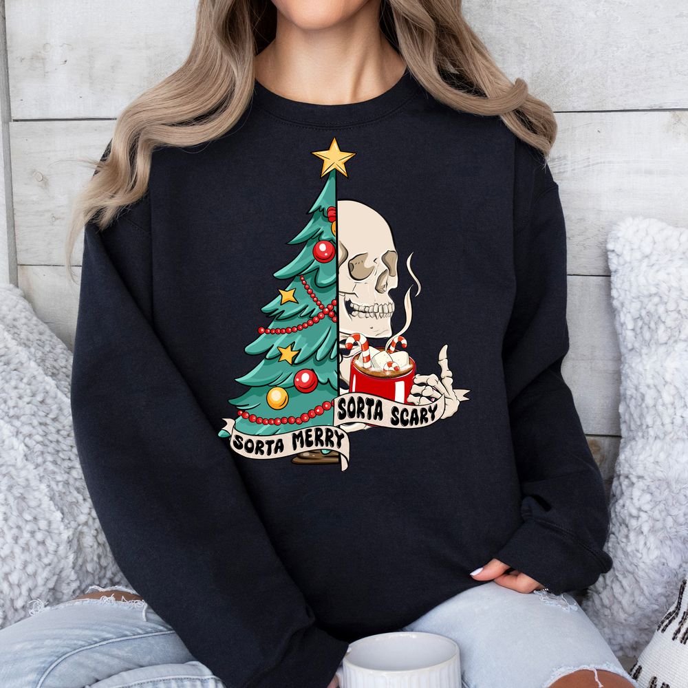 Sorta merry sorta scary png sublimation design download, Merry Christmas png, Christmas png, santa claus png, sublimate designs download  | Zeerba - Demo