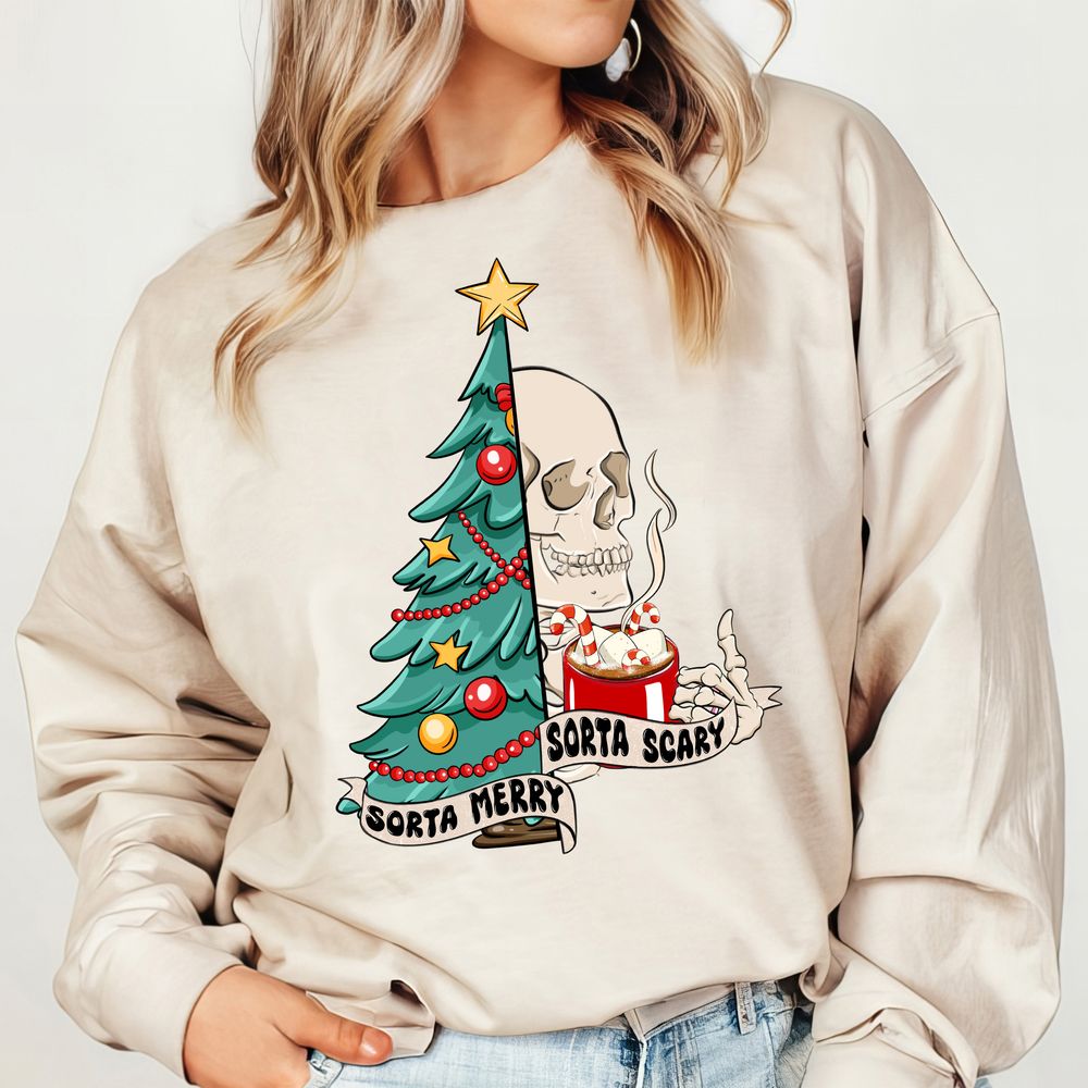 Sorta merry sorta scary png sublimation design download, Merry Christmas png, Christmas png, santa claus png, sublimate designs download  | Zeerba - Demo