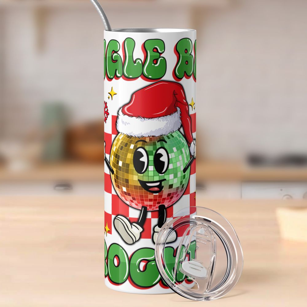 Torn jingle bell rockin' 20 oz skinny tumbler png, Christmas tumbler wrap png, Merry Christmas 20 oz tumbler designs, tumbler png download | Zeerba - Demo