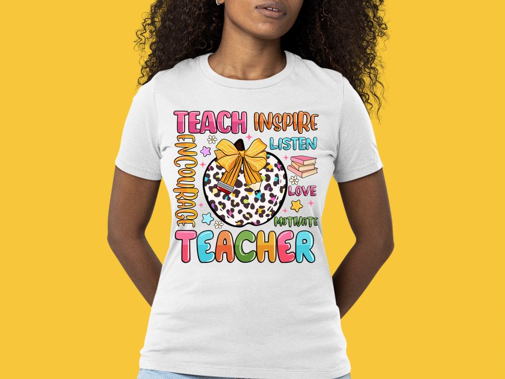 Teacher Inspire png sublimation design download, back to school png, Teacher png, Teacher's Day png, sublimate designs download | Zeerba - Demo
