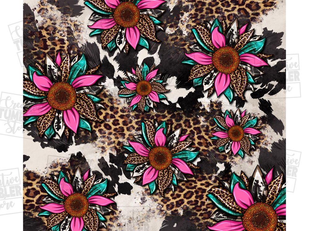 Western sunflowers 20oz skinny tumbler png, western tumbler png, western patterns png, sunflowers tumbler png, sublimate designs download | Zeerba - Demo