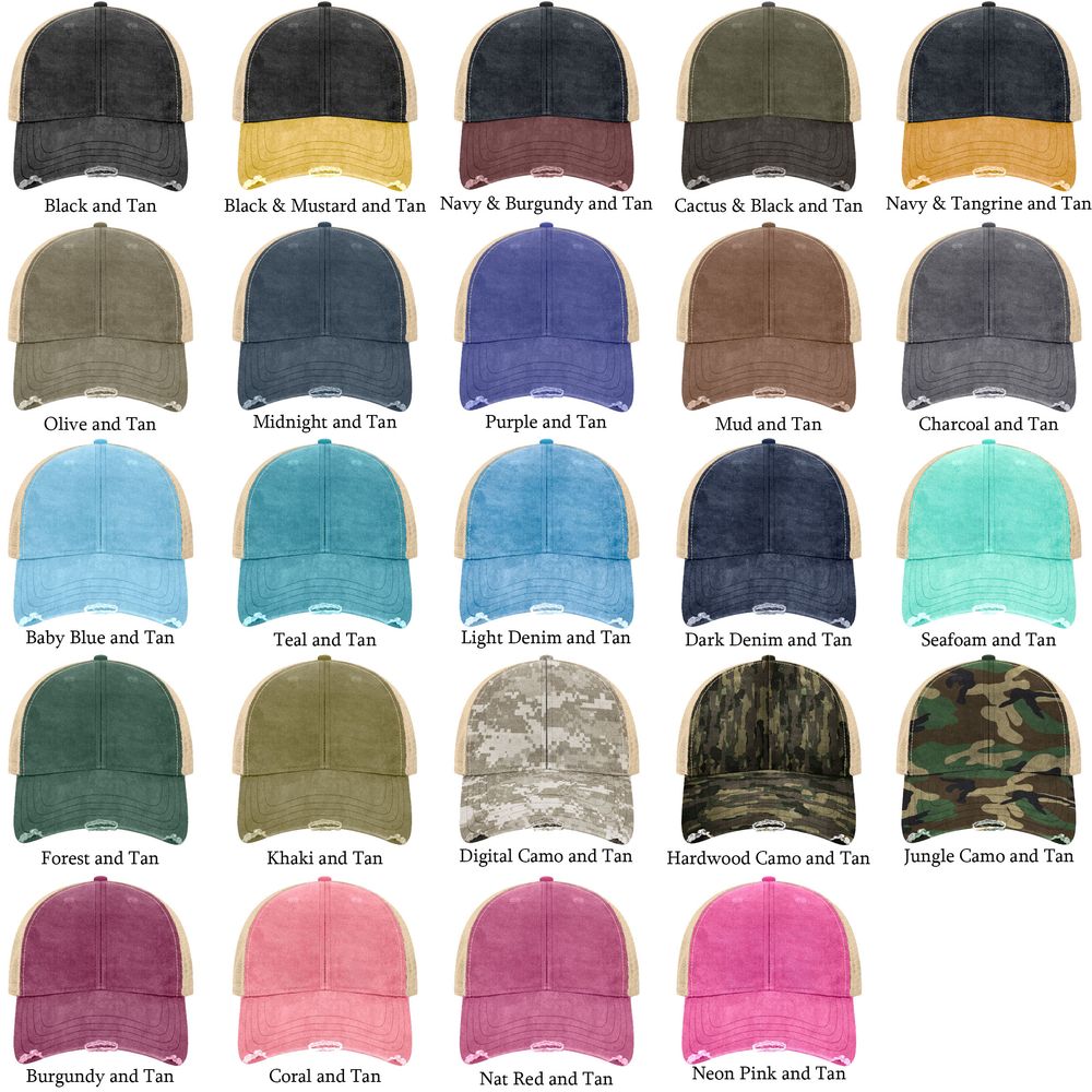 Personalized baseball caps, Customized Baseball Caps, Personalized Distressed Ollie Cap, Custom Distressed Hat, Personalized Distressed Hat | Zeerba - Demo