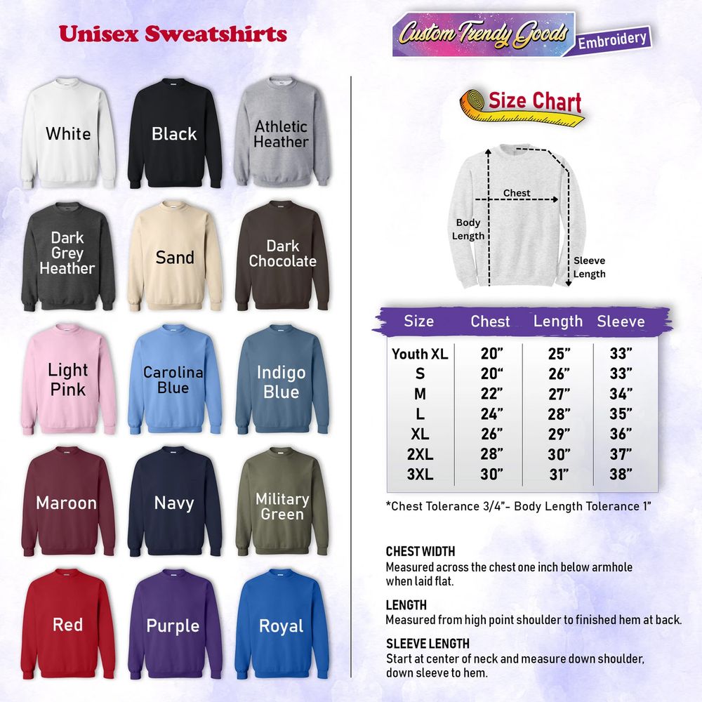 Custom Embroidered Sweatshirt, Name On Sleeve With Heart, Grandpa Shirt With Date, Daddy Est Year Shirt, Gift For New Dad, Father's Day Gift | Zeerba - Demo